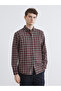 Southblue Brown Regular Fit Plaid Patterned Men's Shirt - 2