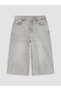 Trendlucky Bermuda Fit Women's Jean Shorts with a Difference in Color - 5