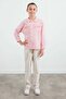 Striped Bow Detailed Girl's Shirt - 3