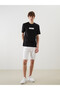 Black Crew Neck Matchbox Brooklyn Printed Combed Cotton Men's T-Shirt - 2