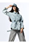 Two Mt Shop Quality Shirt Collar Women's Jean Jacket - 2