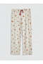 Lcw Dream Beige Shirt Collar Maternity Pajama Set - 8