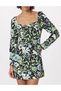 Rochie scurta, Floral print