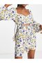 Rochie scurta, Floral print