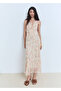 Floral patterned flowy dress - 2
