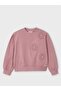 Girl's 4478 Flower Appliqued Sweater Gkm0021