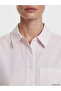Lcw Modest Pink Striped Oversize Women's Shirt Tunic - 3