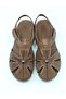051 Walnut Genuine Soft Leather Anatomical Women's Sandals - 8