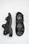Unisex Black Trekking Sandals - 2