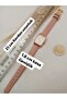 Vintage Design Rose Color Case, White Dial Women's Wristwatch, Dusty Rose Color Strap - 6
