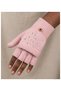 Luxury Gloves for Women, with Cover, Cut Finger, with Stones (90% Acrylic, 10% Spandex) - 5
