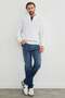 Half Zipper Stand Collar Sweater - 3