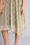 A-Line Checkered Regular Waist Tulle Midi Skirt I2489Ax26Au - 6