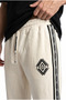Men's Modal Baggy Sweatpants with Side Stripe Detail Beige - 5