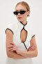 Ribbed Chest-Cut Out Mini Dress - 2