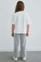 Striped Crew Neck Girls' 2-Piece Set - 3