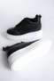 Women's Hidden Heel Black BT Sports Shoes - 7