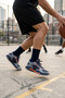6-Pack Navy Blue Men's Sports Cotton Towel Sole Short Tennis Socks - Premium - 6