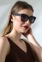 Women's Matte Brown Uv400 Sunglasses Waiter Size 23048-1 C3 m