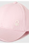 Boy's dusty rose front logo print cap hat - 3