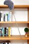 140 cm Telescopic Extendable Microfiber Soft Head Gray Dusting Brush with Tassel - 3