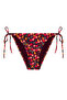 Partea de jos de bikini multicolora cirese - 4
