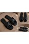 Women's H-Strapped Knitted Patterned Slippers Comfortable Daily Summer Flat Sole - 6