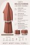 Women's Summer Two-Piece Anti-Sweat Flowy Robe Prayer Dress Cream - 7