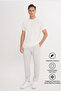 Men's Gray Slim Fit Slim Fit Tie Waist Side Pocket Casual Jogger Pants - 3