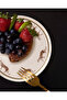 Wild Walk Real Gold Gilded Tiger 4-Piece Porcelain Cake Plate 21 cm - 2