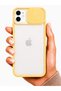 Apple iPhone 12 Case Camera Sliding Matte Back Surface Color Frame Lens Cover