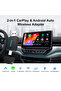 15mm ANYFAR Dual Interface Wireless CarPlay Android Auto Wireless USB TYPE-C Adapter Smart Mini Box - 5
