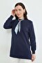 Fullamodest Scarf Detailed Crew Neck Tunic - 3