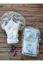 Baby Girl 3-Piece Swaddle & Pillow Set - White Pink & Lace Newborn Hospital Release Set - 4