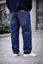 Jeans Men's Medium Baggy Fit Denim Trousers Blue - 2