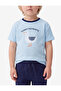 Cotton Print Detailed Crew Neck Short-Sleeve T-Shirt - 3