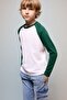 100% Cotton Regular Fit Crew Neck Long Sleeve T-Shirt Boys H9809A826Au - 2