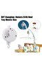Infant Bell Rotary Wind-up Music Box Baby Mobile Crib Bed Bell Windup Movement Music Box Machine ... - 6
