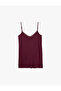 Lace Detailed V-Neck Viscose Strap Pajama Top - 5