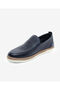 Men's Navy Blue Genuine Leather Casual Shoes 6Y1Ua62624 - 3