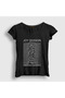Women's Black Unknown Pleasures Joy Division T-shirt 87741tt