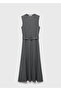 Belted midi length dress - 3