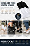 20 Pairs Cotton Short Booties Socks |   Unisex |   Black & White |   Anti-Sweat |   Suitable for Daily Use - 3