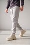 Men's Gray Sweatpants 3 Thread Raised Fabric - 2