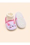 Lilac Color Soft Knitwear Booties with Socks, Baby Booties First Step, Non-Slip Sole Slippers - 4