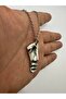 Unisex Necklace with Half Face Figure – 60 cm Chain, Mysterious and Artistic Design - 3