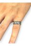 K. Atatürk Signature Silhouette Men's Women's Unisex Wedding Ring - 3