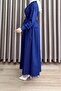 İrem Skirted Suit Jeans Light Blue Belted and Buttoned Skirted Two-Piece Suit - 3