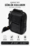 Men's Genuine Leather Crossbody Shoulder and Hand Bag