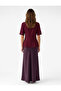 Cotton Crew Neck Short Sleeve Pleated Detailed Peplum Blouse - 3